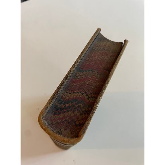 Diary of Samuel Pepys Volume III - Leather-bound marbled book - 1858, 6th edit. - Picture 9 of 9